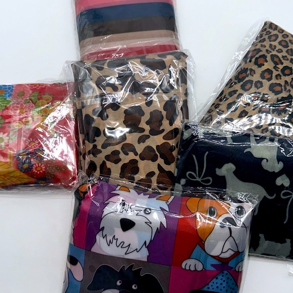 Six Reusable Shopping Totes Bundle NWT - Picture 2 of 6